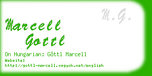 marcell gottl business card